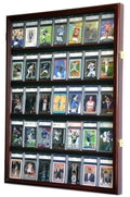 35 Graded Sport/Collectible Trading Card Display Case Cabinet - sfDisplay.com